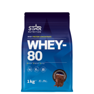 Whey-80 Vassleprotein 1 kg