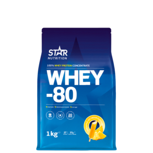 Whey-80 Vassleprotein 1 kg