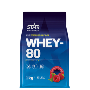 Whey-80 Vassleprotein 1 kg
