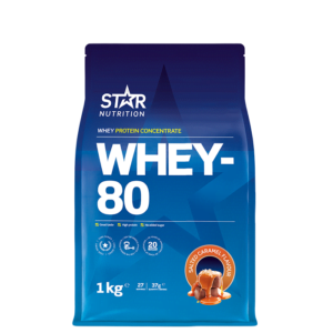 Whey-80 Vassleprotein 1 kg