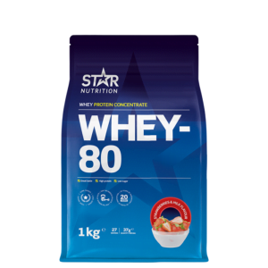Whey-80 Vassleprotein 1 kg