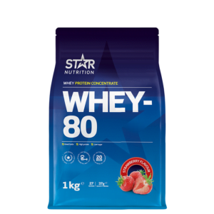 Whey-80 Vassleprotein 1 kg