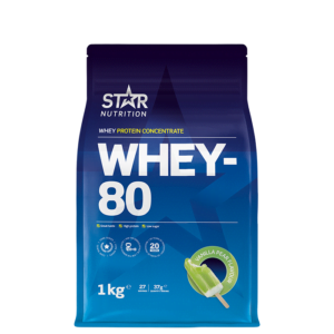 Whey-80 Vassleprotein 1 kg