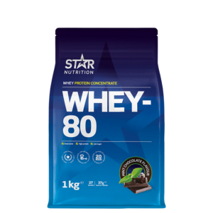 Whey-80 Vassleprotein 1 kg