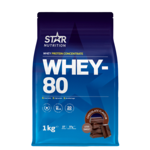 Whey-80 Vassleprotein 1 kg