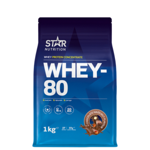 Whey-80 Vassleprotein 1 kg