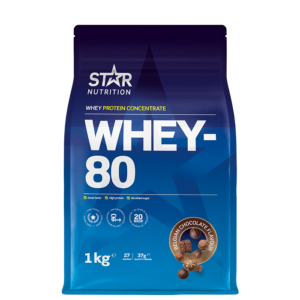 Whey-80 Vassleprotein 1 kg