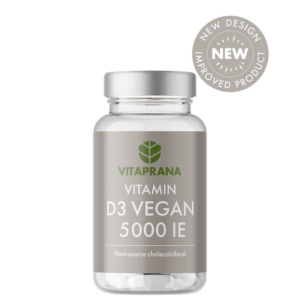 Vegansk Vitamin D3 5000 IE, 110 kapslar