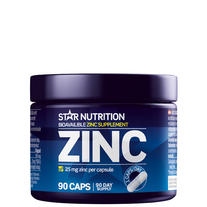 Zinc, 25 mg, 90 caps 1 Zinc, 25 mg, 90 caps
