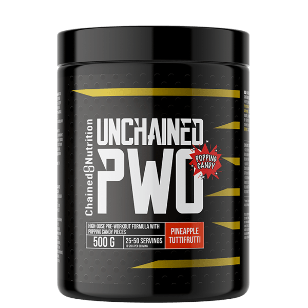 67102 Chained nutrition unchained PWO poppingcandy pineapple tuttifrutti