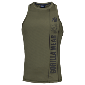 Butik 2 Branson Tank Top, Army Green/Black