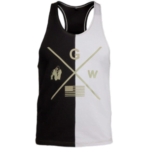 Sterling Stringer Tank Top, Black/Grey
