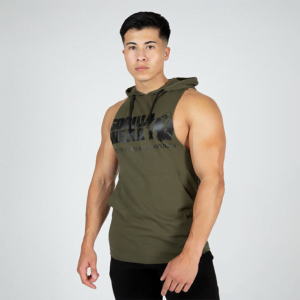 Butik 2 Rogers Hooded Tank Top, Army Green