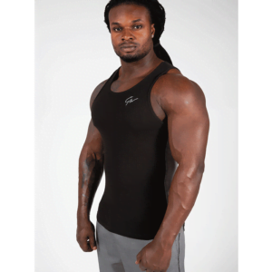Butik 1 Richmond Rib Tank Top, Black/Grey