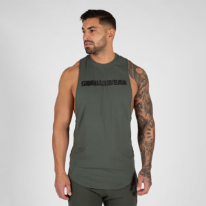 Butik 4 Milo Drop Armhole Tank Top, Green