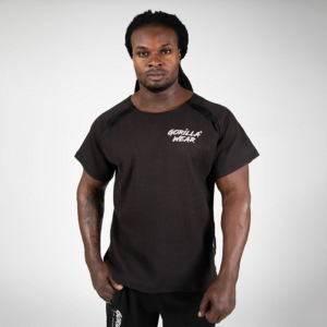 Augustine Old School Work Out Top, Black