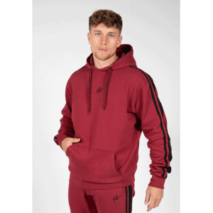 Banks Oversized Hoodie, Burgund Red/Black
