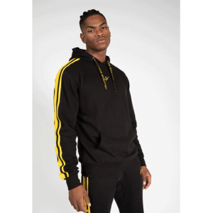 Banks Oversized Hoodie, Black/Yellow