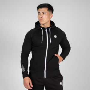 Butik 3 Payette Zipped Hoodie, Black