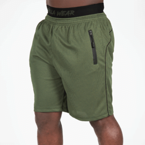 Butik 4 Mercury Mesh Shorts, Army Green/Black