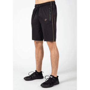 Wenden Track Shorts, Black/Gold
