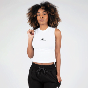 Livonia Crop Top, White
