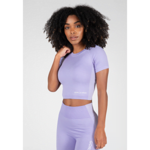 Selah Seamless Crop Top, Lilac