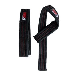 Butik 9 Hardcore Lifting Straps, black/red