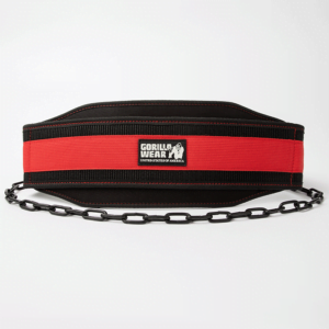 GW Nylon Dip Belt, Black/Red