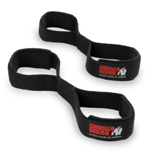 Butik 14 Figure 8 Lifting Straps, Black