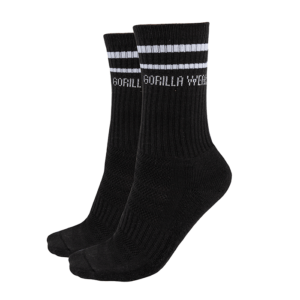 Butik 3 Crew Socks 2-Pack, Black