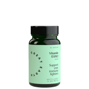 Vitamin D3/K2 60 kapslar