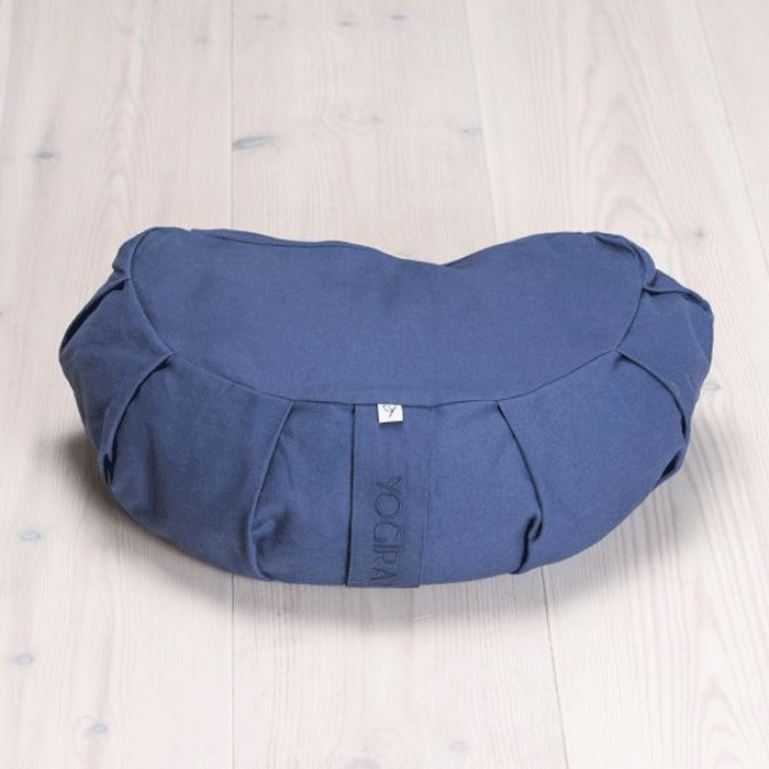 Meditation Cushion Crescent, Blueberry Blue 1 Meditation Cushion Crescent, Blueberry Blue