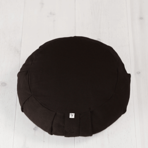 Meditation Cushion Round, Midnight Black