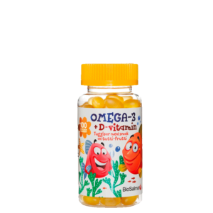 Butik 7 Omega-3 + D-vitamin Barn 100 st tuggisar
