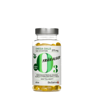 Butik 15 Omega-3 av Alg 375 mg DHA/EPA 60 kapslar