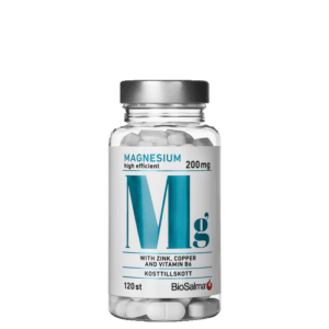 Magnesium 200mg + Zink Koppar B6 120 kapslar