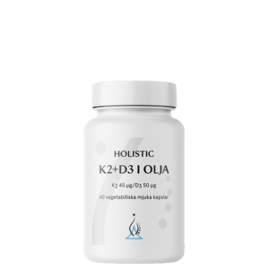 Butik 7 K2+D3-vitamin i kokosolja 60 kapslar