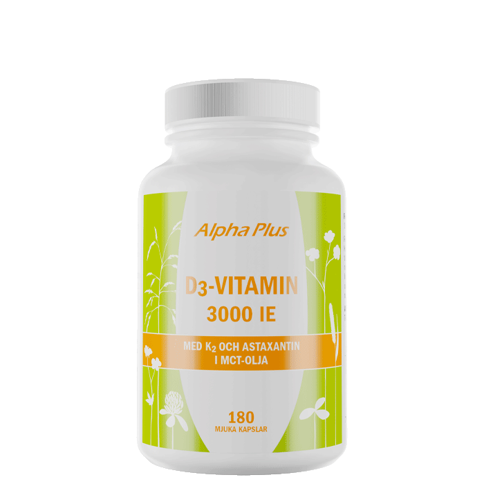 D3-vitamin 3000 IE + K2 180 kapslar 1 D3-vitamin 3000 IE + K2 180 kapslar