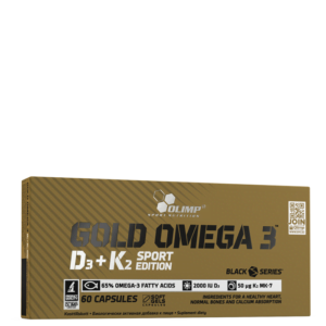 Gold Omega 3 D3+K2 Sport Edition, 60 caps