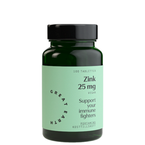 Butik 5 Zink 25mg 100 tabletter