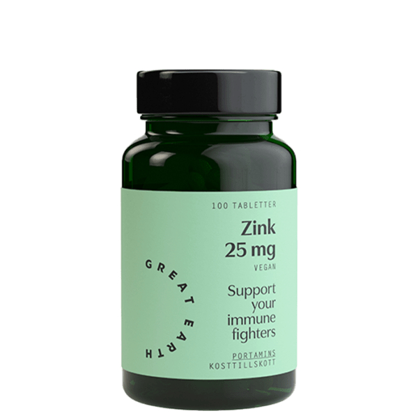 Zink 25mg 100 tabletter