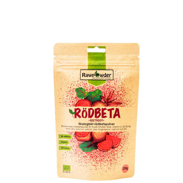 Ekologiskt Rödbetspulver 200 g