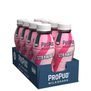8 x ProPud Protein Milkshake, 330 ml, Strawberry