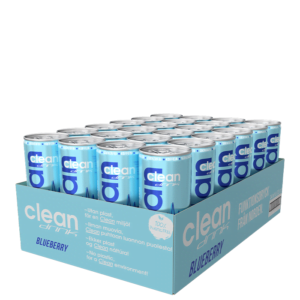 24 x Clean Drink, 330 ml, Blueberry