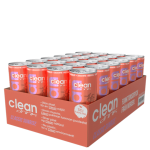 24 x Clean Drink, 330 ml, Classic Sunrise