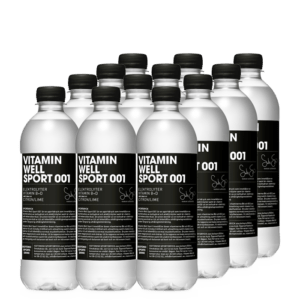 12 x Vitamin Well Sport 001, 500ml, Lemon/Lime