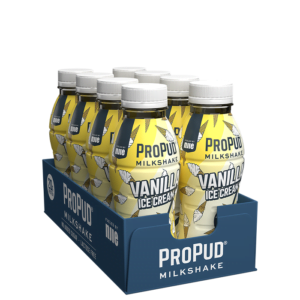 8 x ProPud Protein Milkshake, 330 ml, Vanilla Ice Cream