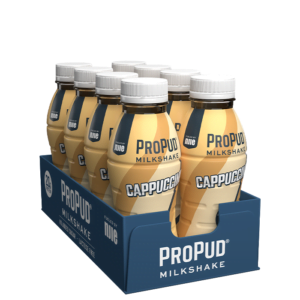 8 x ProPud Protein Milkshake, 330 ml, Cappuccino