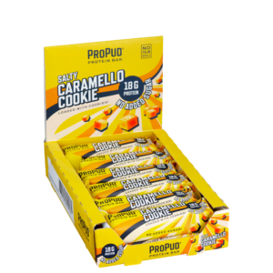12 x ProPud Protein Bar, 55 g, Salty Caramello Cookie